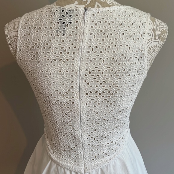 HD in Paris sold by Anthropologie white peplum lace top - Picture 5 of 7
